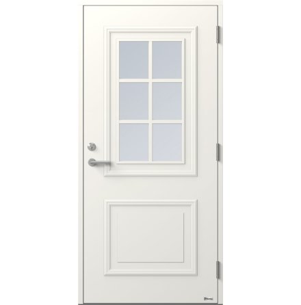 Ytterdörr BOR Venus 834G Klarglas Vit