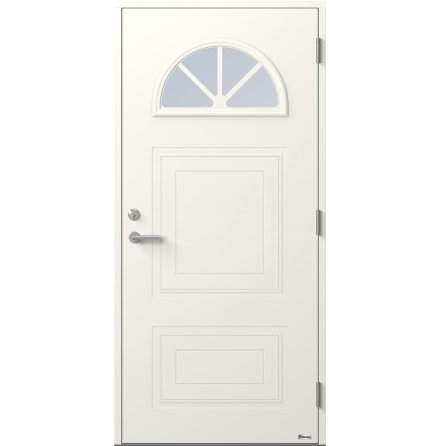 Ytterdörr BOR Skytten 843G Klarglas Vit