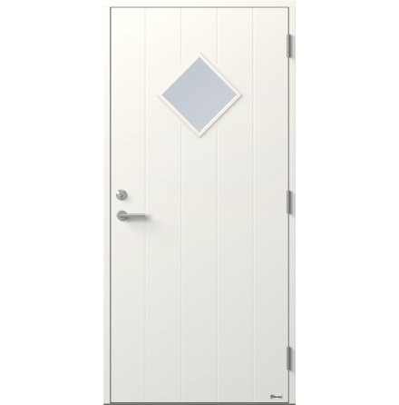 Ytterdörr BOR Hampton 914G Klarglas Vit