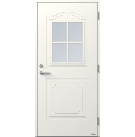 Ytterdörr BOR Jungfrun 955G Klarglas Vit