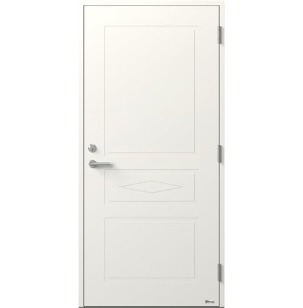 Ytterdörr BOR Tvillingarna 992 Tät Vit