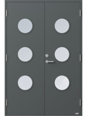 F�rgbyte  M�rkgr� (RAL 7012)