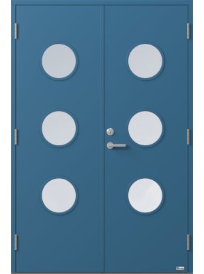 F�rgbyte  Bl� (RAL 5007)