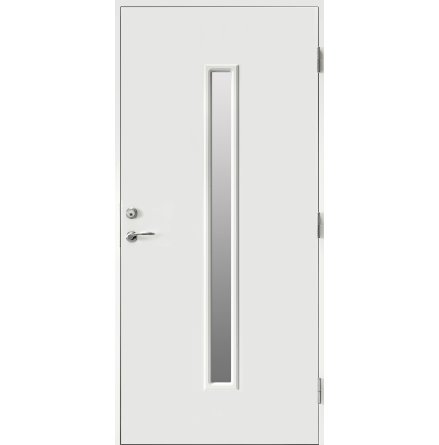 Ytterdörr Br. Johansson SY107 klarglas vit