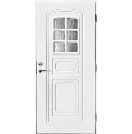 Ytterdörr Br. Johansson SY113 Cotswoldglas Vit