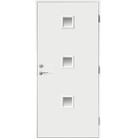 Ytterdörr Br. Johansson SY119 Klarglas Vit