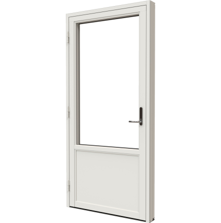 Bröstad Fönsterdörr Nordan Ntech 3-glas Vit Aluminium