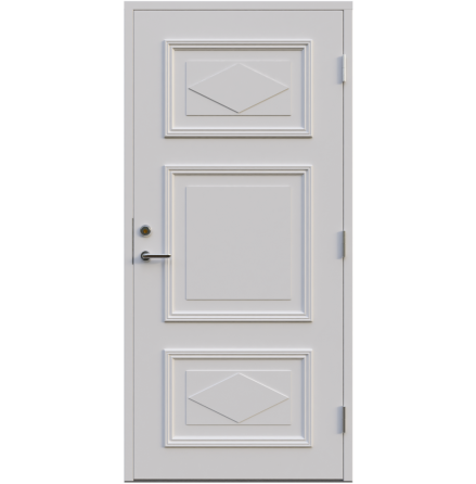 Ytterdörr Leksandsdörren Fornby Tät Vit