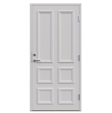 Ytterdörr Leksandsdörren Glasmästeri Tät Vit