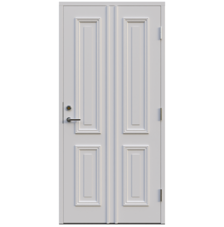 Ytterdörr Leksandsdörren Klockarberg Tät Vit