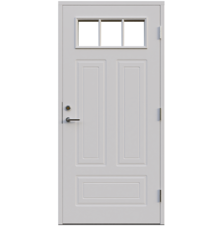 Ytterdörr Leksandsdörren Mon Klarglas Vit