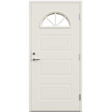 Ytterd�rr Leksandsd�rren M�larvik Katedralglas Vit