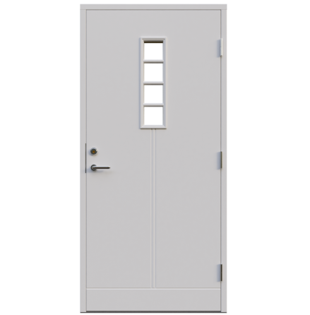 Ytterd�rr Leksandsd�rren Noret Klarglas Vit