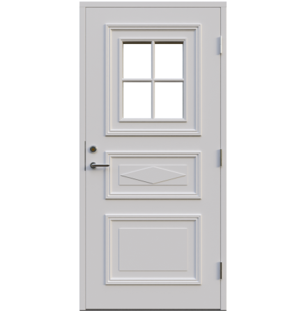 Ytterd�rr Leksandsd�rren Siljansn�s Klarglas Vit