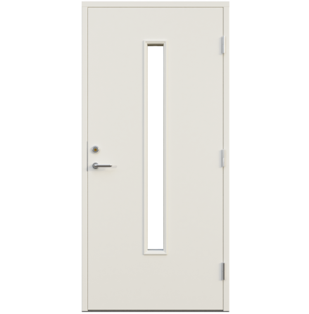 Ytterdörr Leksandsdörren Laknäs Klarglas Vit