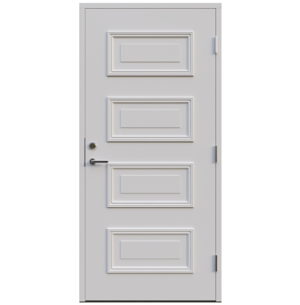 Ytterdörr Leksandsdörren Övermo Tät Vit