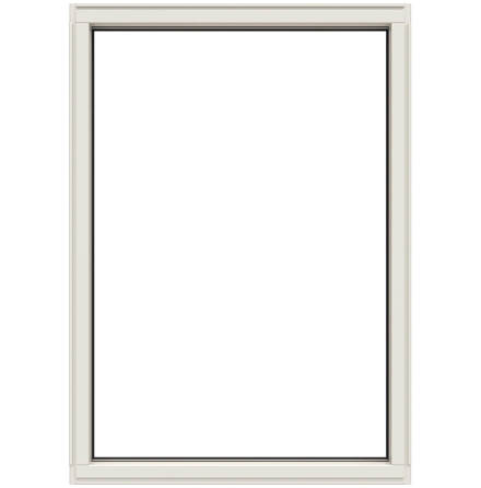 Fast Karm NorDan Ntech 3-glas Vitmålat Trä