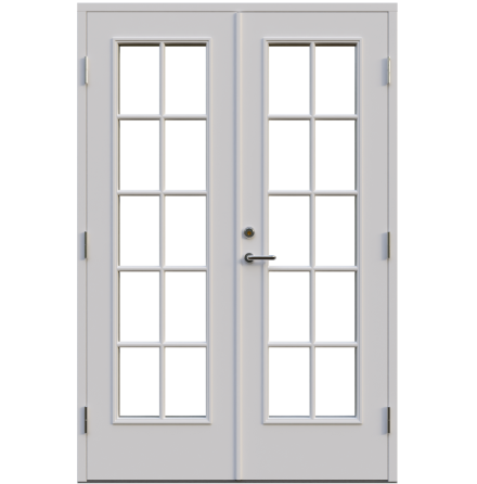 Parytterdörr Leksandsdörren Ullvi 15-19 Klarglas Vit