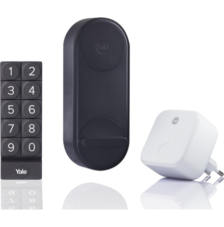 Elektroniskt dörrlås Yale Linus Family Svart