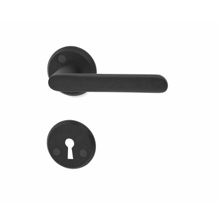 DÖRRHANDTAG NEW YORK INKL. NYCKELSKYLT SVART