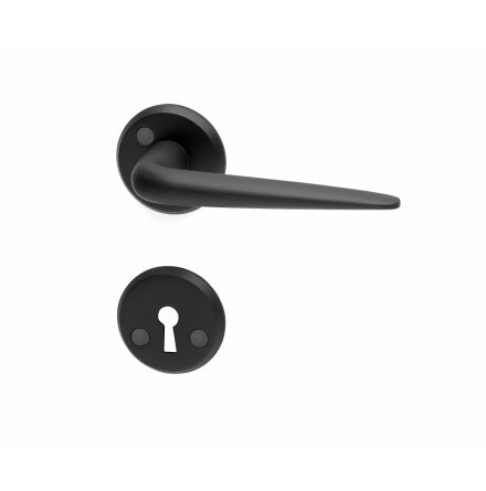 D�RRHANDTAG PORTO INKL. NYCKELSKYLT SVART