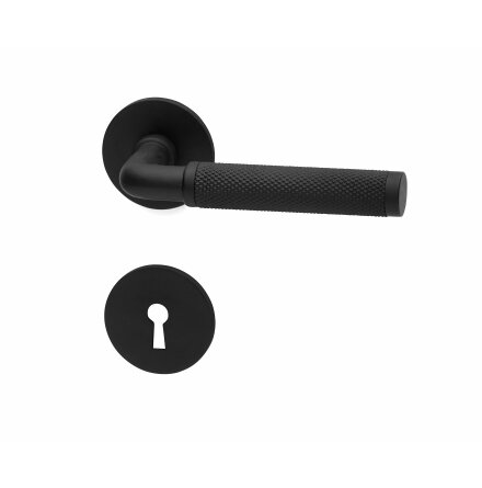 Dörrhandtag LEXINGTON INKL. NYCKELSKYLT SVART
