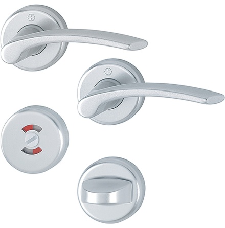 INNERDÖRRHANDTAG IBIZA HOPPE INKL WC ALU F1 37-40MM