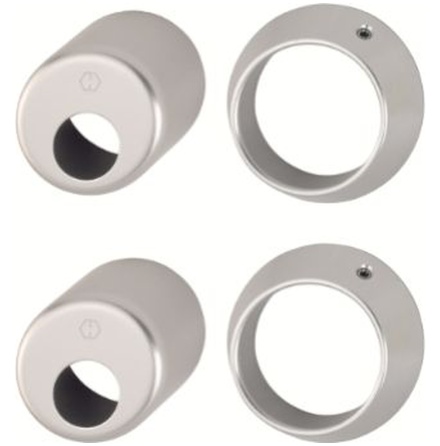 BEHÖRSATS DUBBEL RUNDCYLINDER HOPPE ALU F1