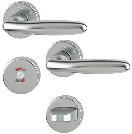 INNERDÖRRHANDTAG VERONA HOPPE INKL WC ALU F9 37-40MM