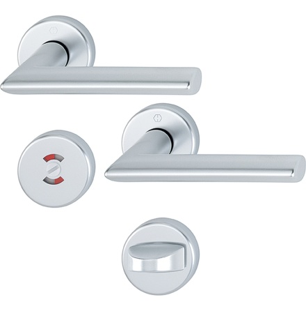 INNERDÖRRSHANDTAG STOCKHOLM SWEDOOR WC-VRED SILVER