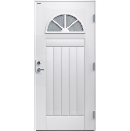 Ytterdörr Diplomat Julia Cotswoldglas vit