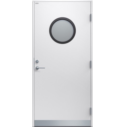Ytterdörr Diplomat Molly Klarglas Vit