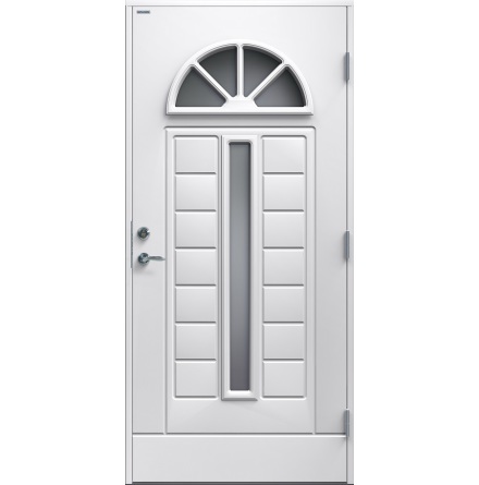 Ytterdörr Diplomat Victoria Rökfärgat glas