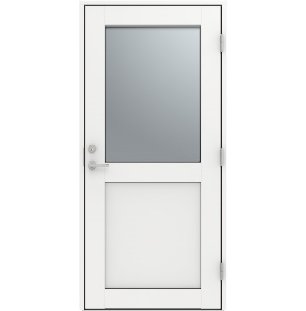 Ytterdörr Diplomat Altan 12 Vit Aluminium