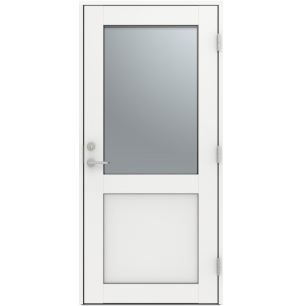 YTTERDÖRR DIPLOMAT ALTAN 13 VIT ALUMINIUM