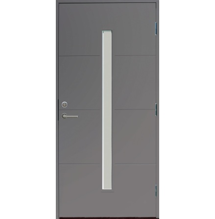 Ytterdörr Kaski Åre Crepiglas Grå