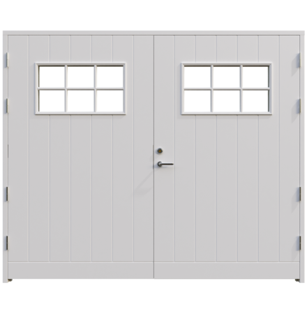 Garageport Leksandsdörren Insjön Klarglas