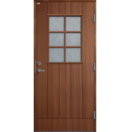 Ytterdörr Diplomat Anna cotswoldglas Teak