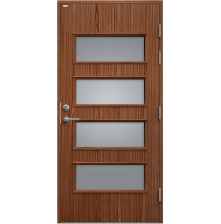 Ytterdörr Diplomat Ebba Klarglas Teak