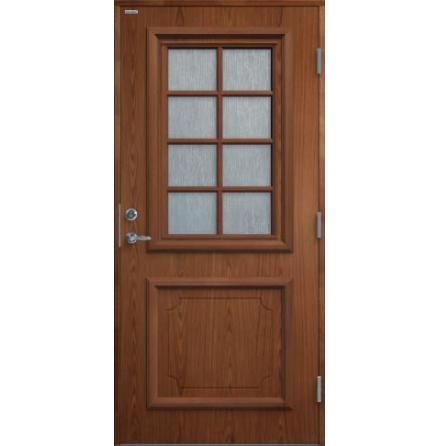 Ytterdörr Diplomat Svea Cotswoldglas Teak