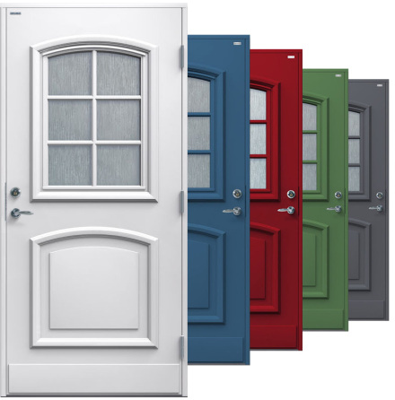 Ytterdörr Diplomat Anita Cotswoldglas vit