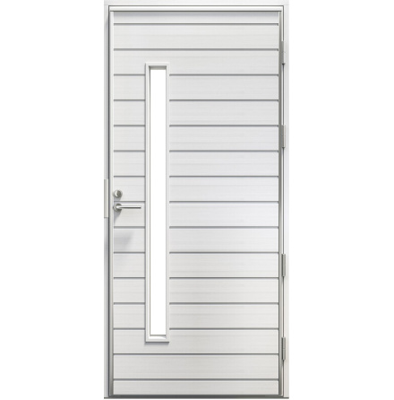 Ytterdörr Kaski Helsingfors Klarglas Furupanel