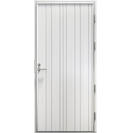 Ytterdörr Kaski Jakobstad Tät Vitlaserad Furupanel