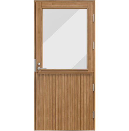 Ytterdörr Kaski Jyväskylä Klarglas Furupanel