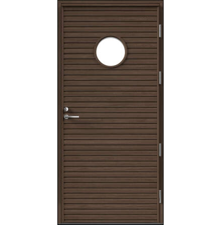 Ytterdörr Kaski Karleby Klarglas Laserad Furupanel