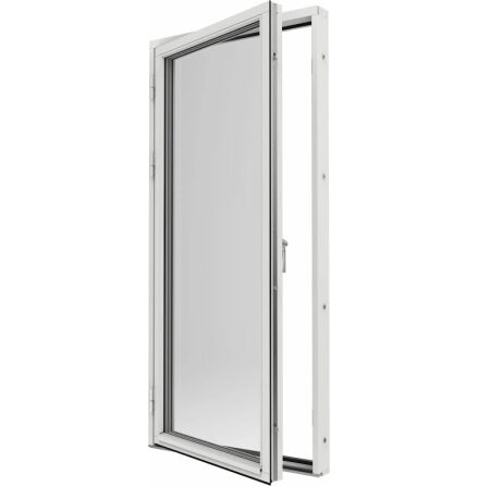 Helglasad Fönsterdörr Elitfönster Original Trä 100 3-GLAS Vitmålat Trä Express