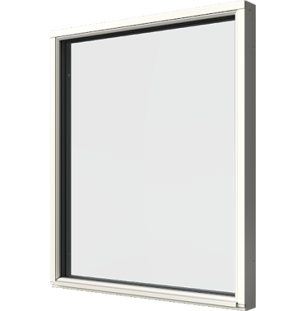 Fast Fönster Elitfönster Original Trä 100 3-glas Vitmålat Trä Express