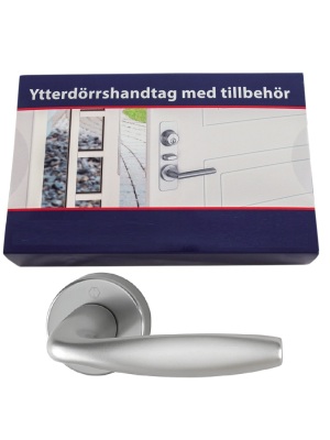Beslagspaket (Monterad) Hoppe NewYork Rostfri