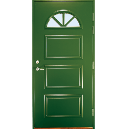 Ytterdörr Lurs Blidö Thela-glas Vit