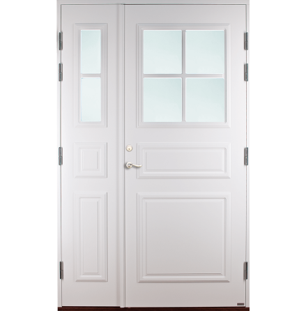 Halvparytterdörr Lurs Ekeby Klarglas Vit